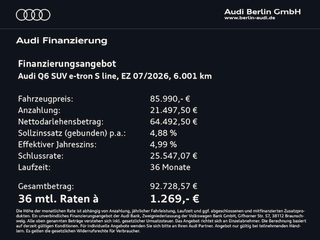Audi Q6 e-tron