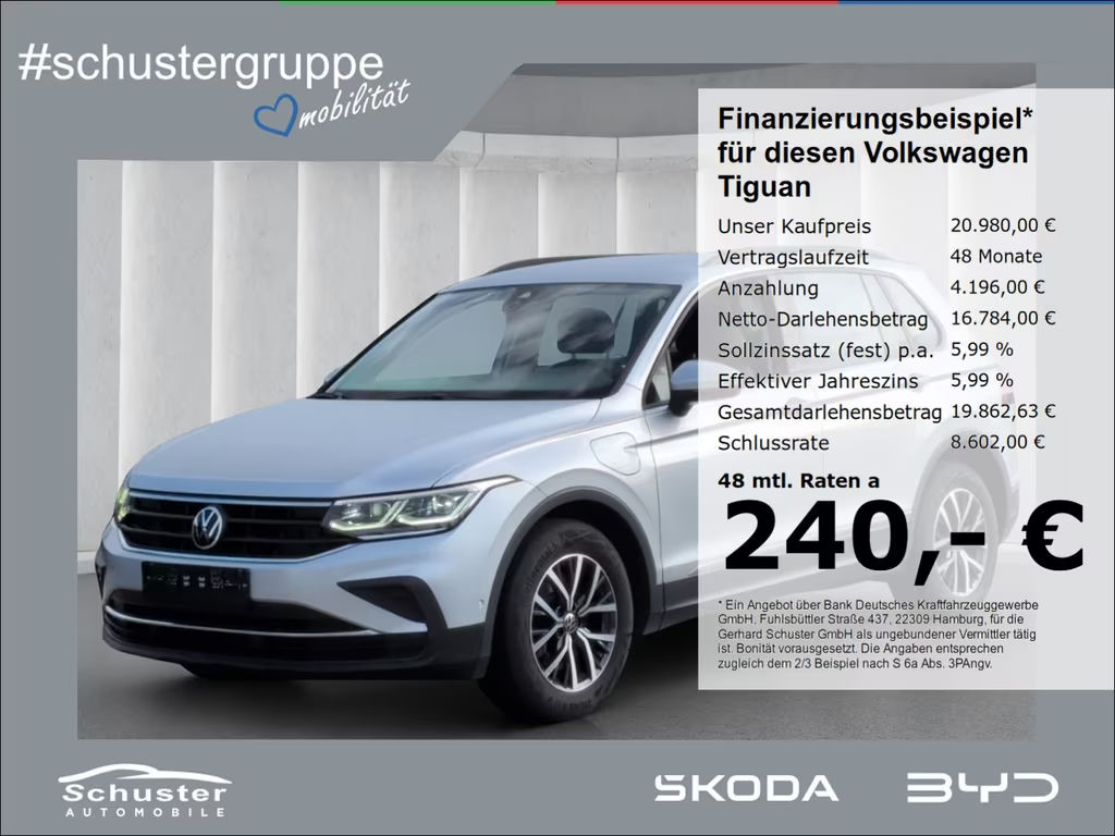 Volkswagen Tiguan eHybrid IQ.Drive