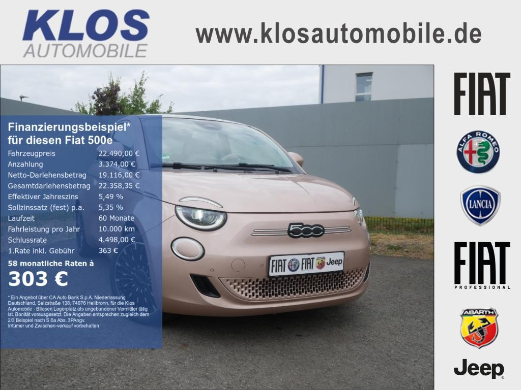 Fiat 500e by Bocelli 42 kWh