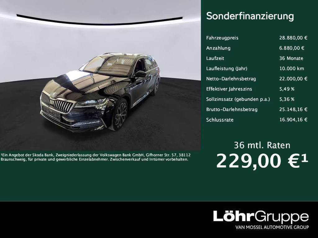 Skoda Superb Combi 4x4 2.0 TSI