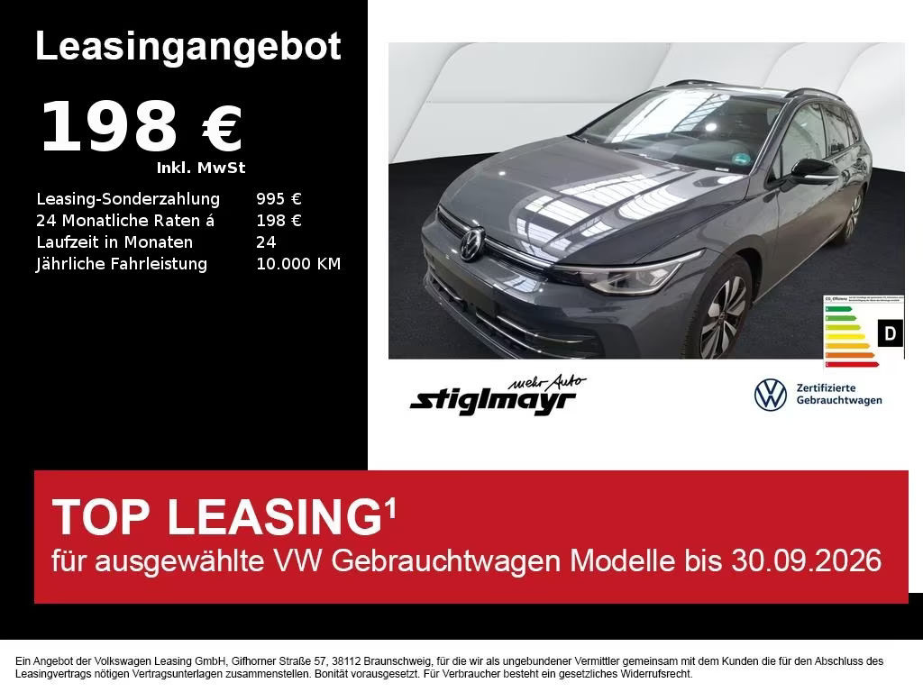 Volkswagen Golf DSG Variant 1.5 eTSI