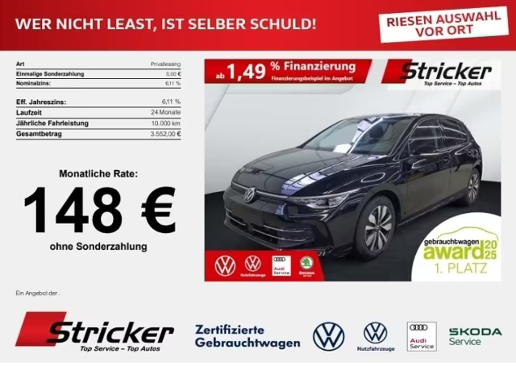 Volkswagen Golf DSG 1.5 eTSI