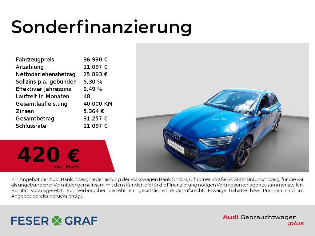 Audi A3 Sportback Sedan S-Line Hybride