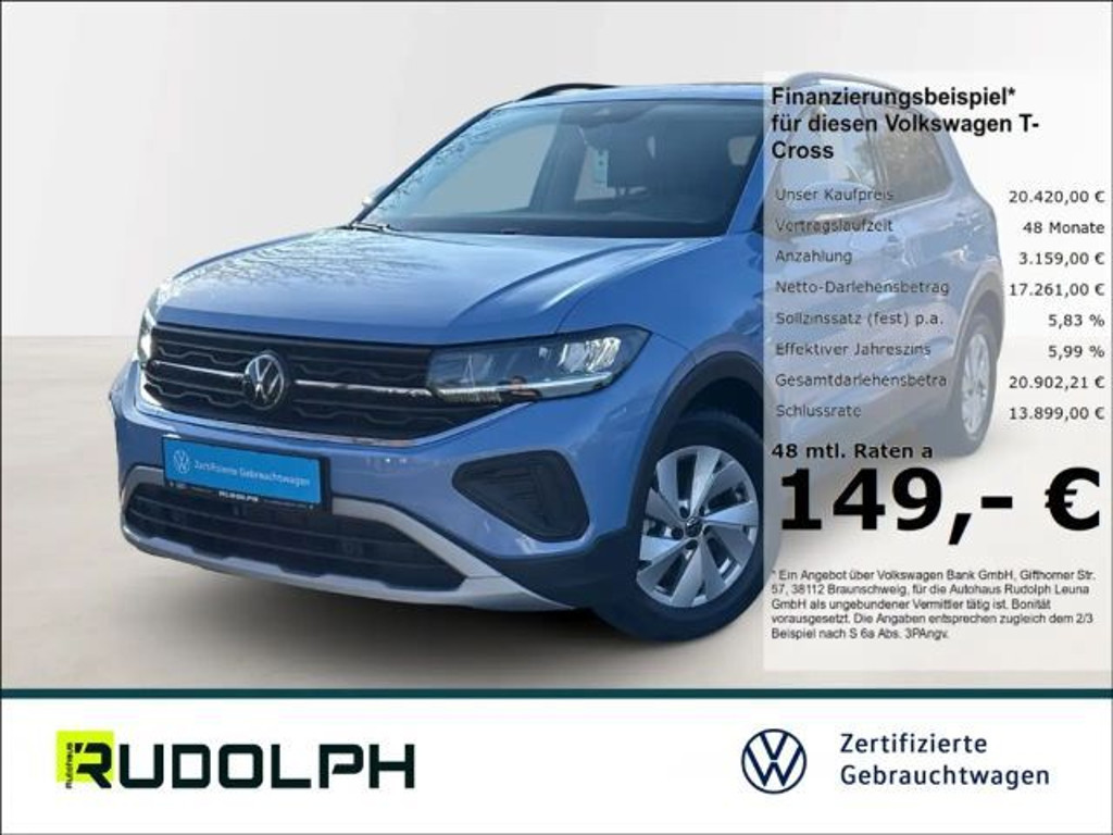 Volkswagen T-Cross Life 1.0 TSI