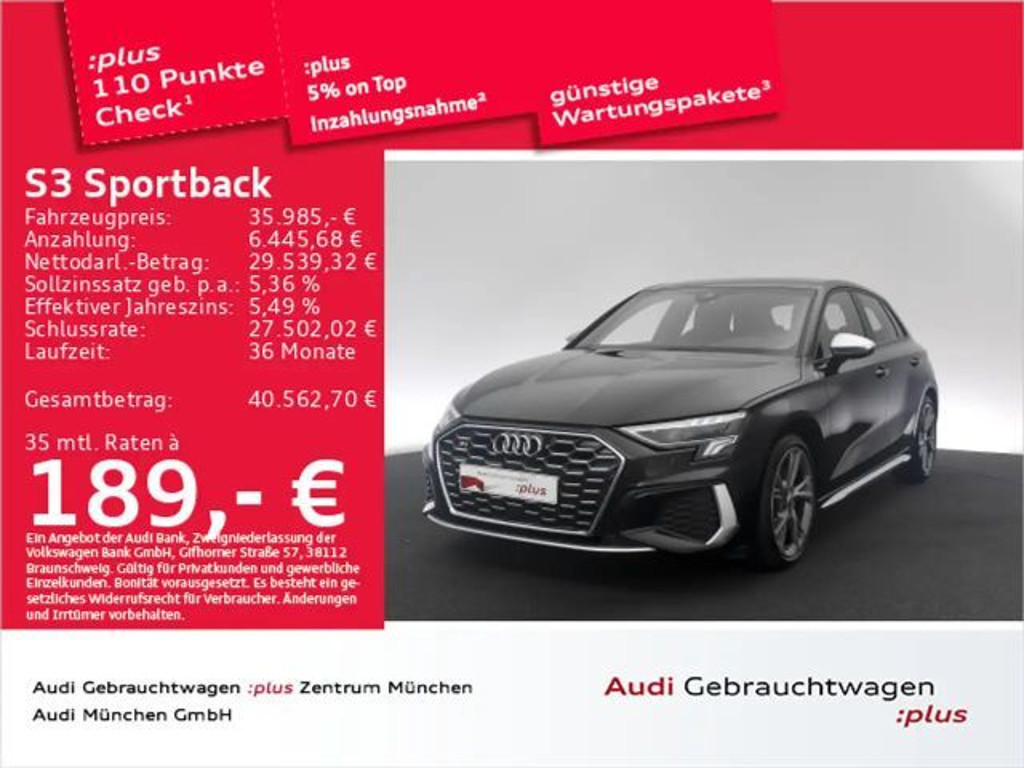 Audi S3 Sedan S-Tronic