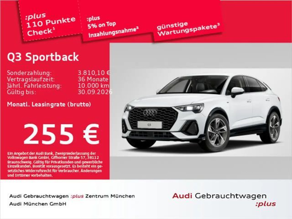 Audi Q3 S-Line S-Tronic