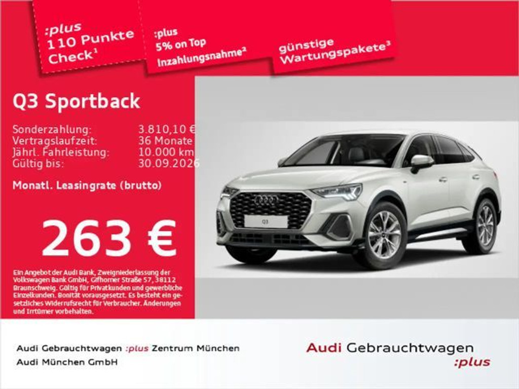Audi Q3 S-Line S-Tronic 35 TFSI