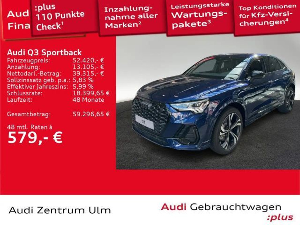 Audi Q3 Quattro S-Line 40 TDI