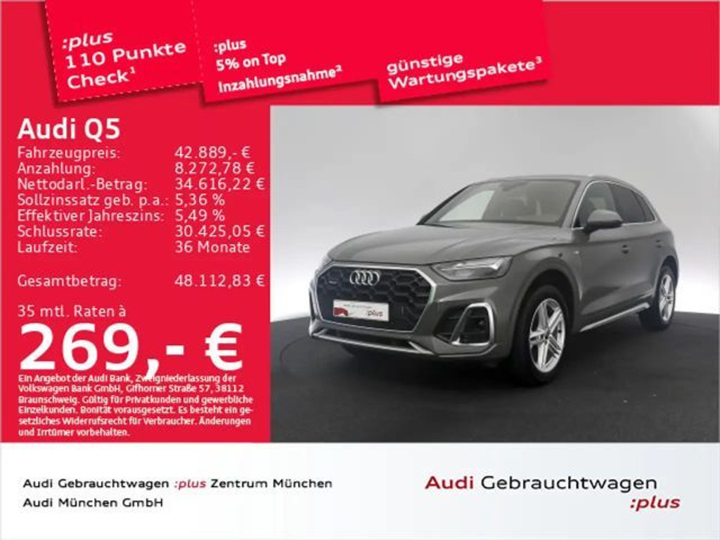 Audi Q5 Quattro S-Line S-Tronic 40 TDI