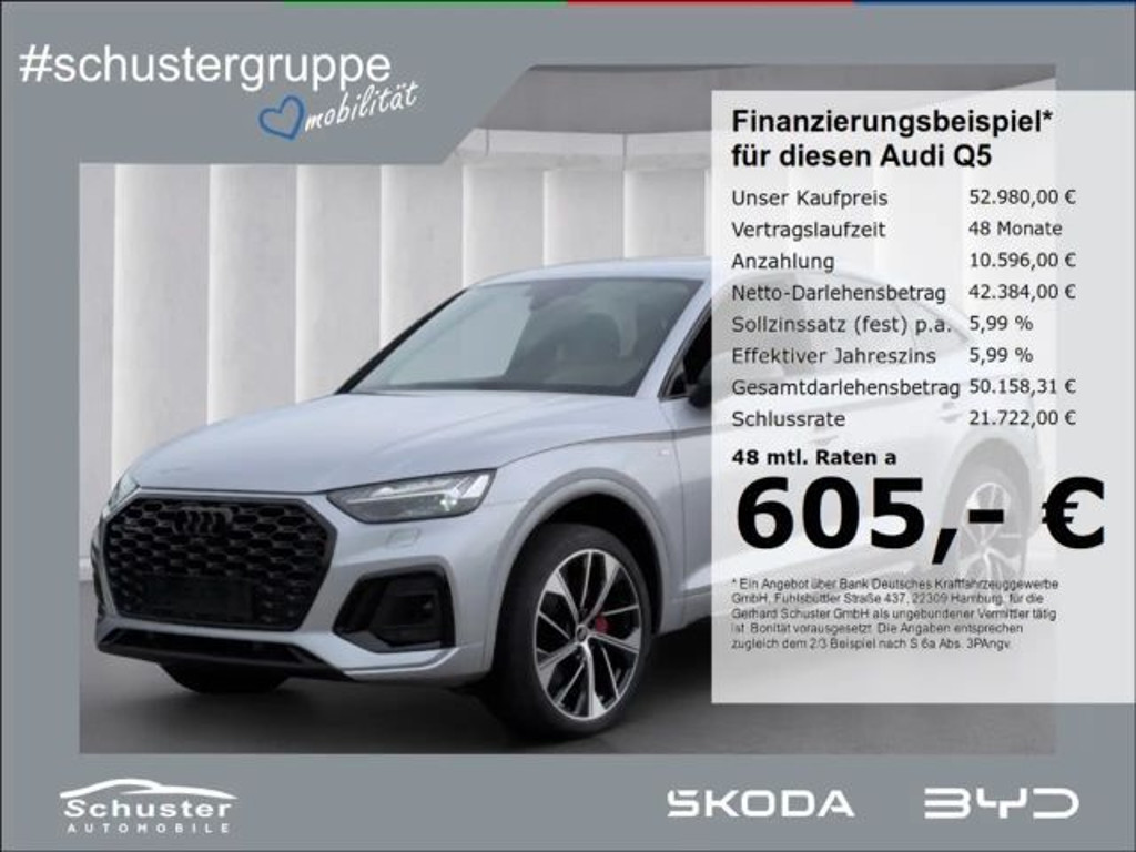 Audi Q5 Sportback Quattro S-Line 40 TDI