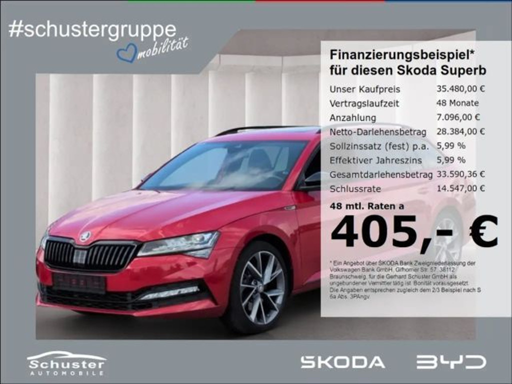 Skoda Superb Combi 4x4 Sportline 2.0 TSI