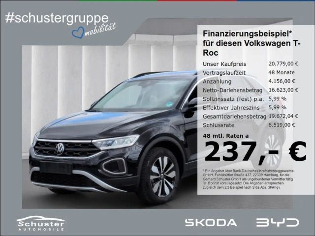 Volkswagen T-Roc GOAL TSI*LED ACC Navi digCockp SHZ VKZ-Erk
