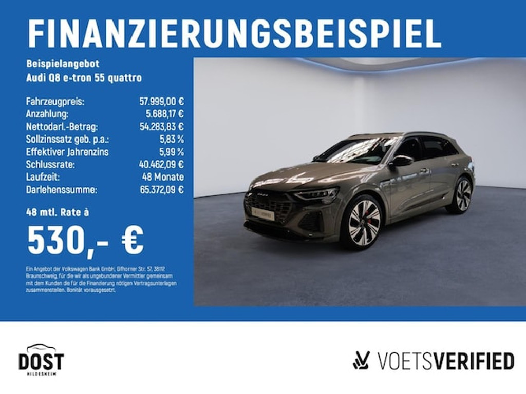 Audi Q8 e-tron Quattro S-Line 55