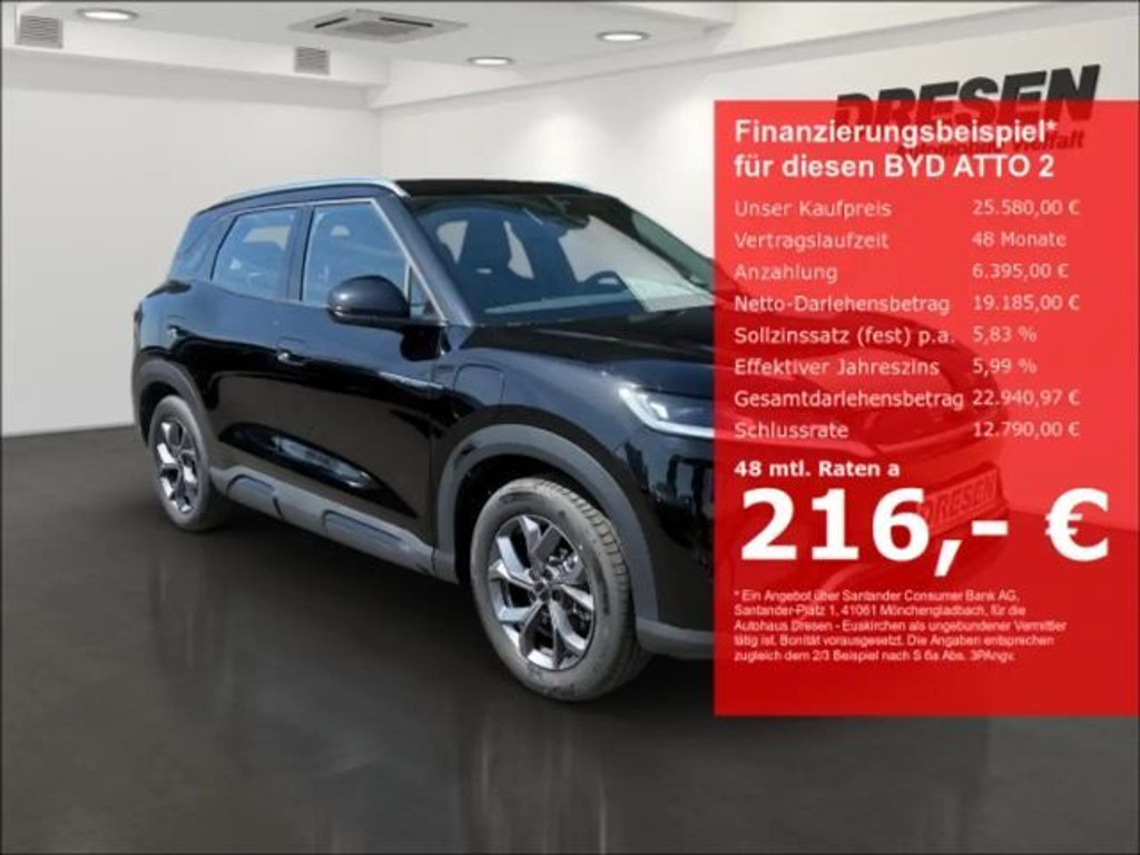 BYD Atto 2 ACTIVE 45kWh Panorama/Rückfahrkamera/Navi/LED-Sche