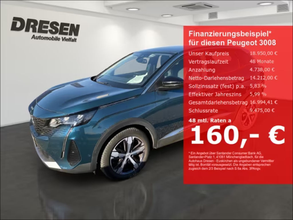Peugeot 3008 Allure Pack PureTech