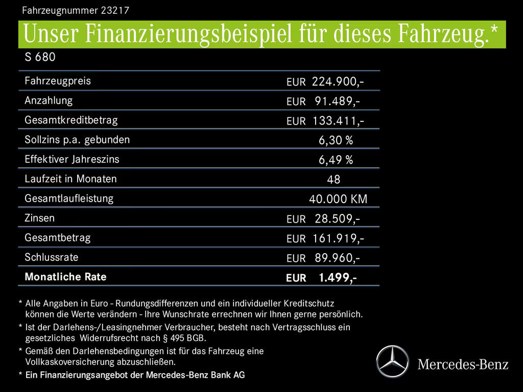 Mercedes-Benz S-Klasse