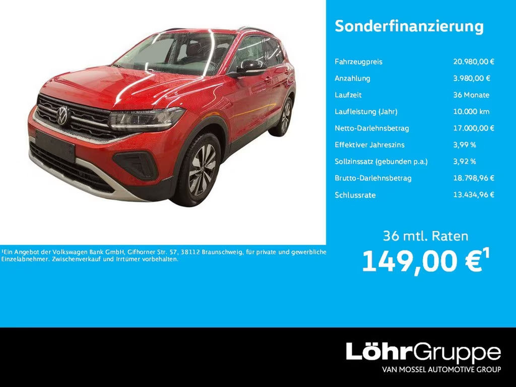 Volkswagen T-Cross 1.0 TSI