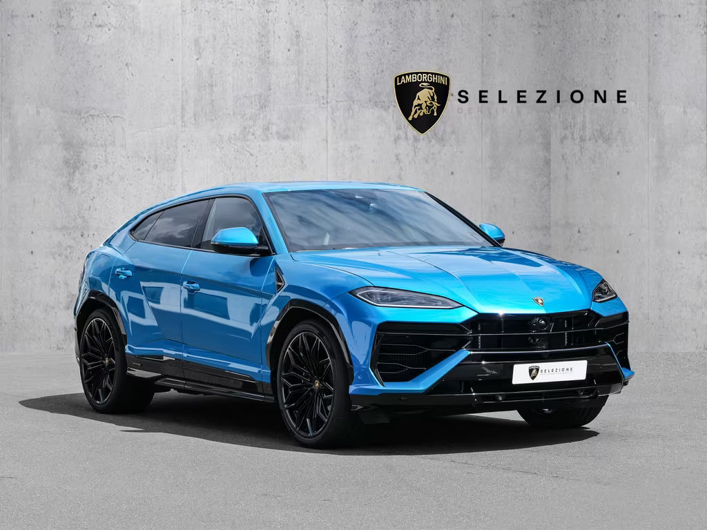 Lamborghini Urus SE Blu Uranus, Panoramic Roof