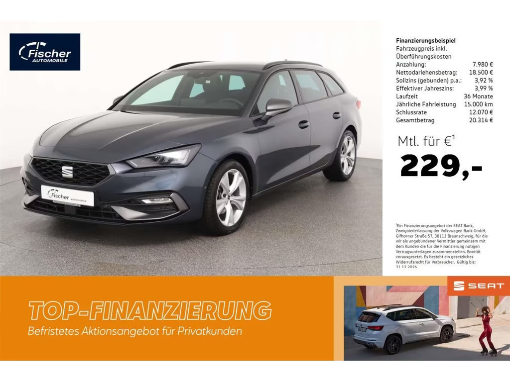 Seat Leon FR-lijn Sportstourer 1.5 eTSI DSG
