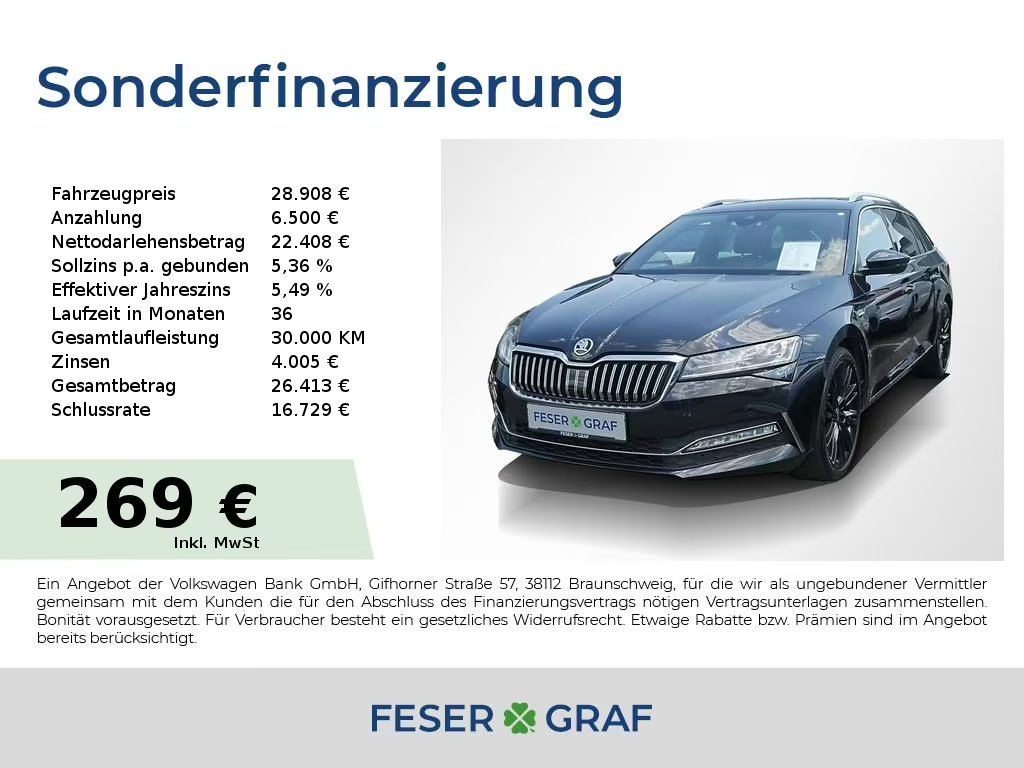 Skoda Superb Combi Laurin & Klement 2.0 TDI