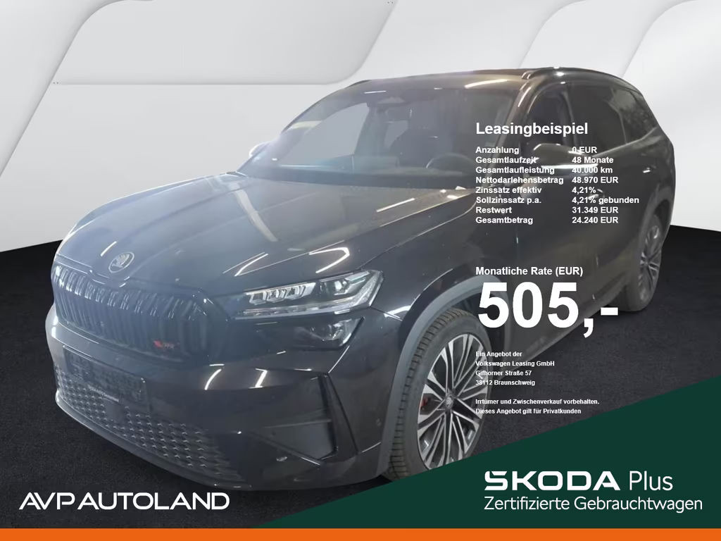 Skoda Kodiaq 4x4 RS 2.0 TSI