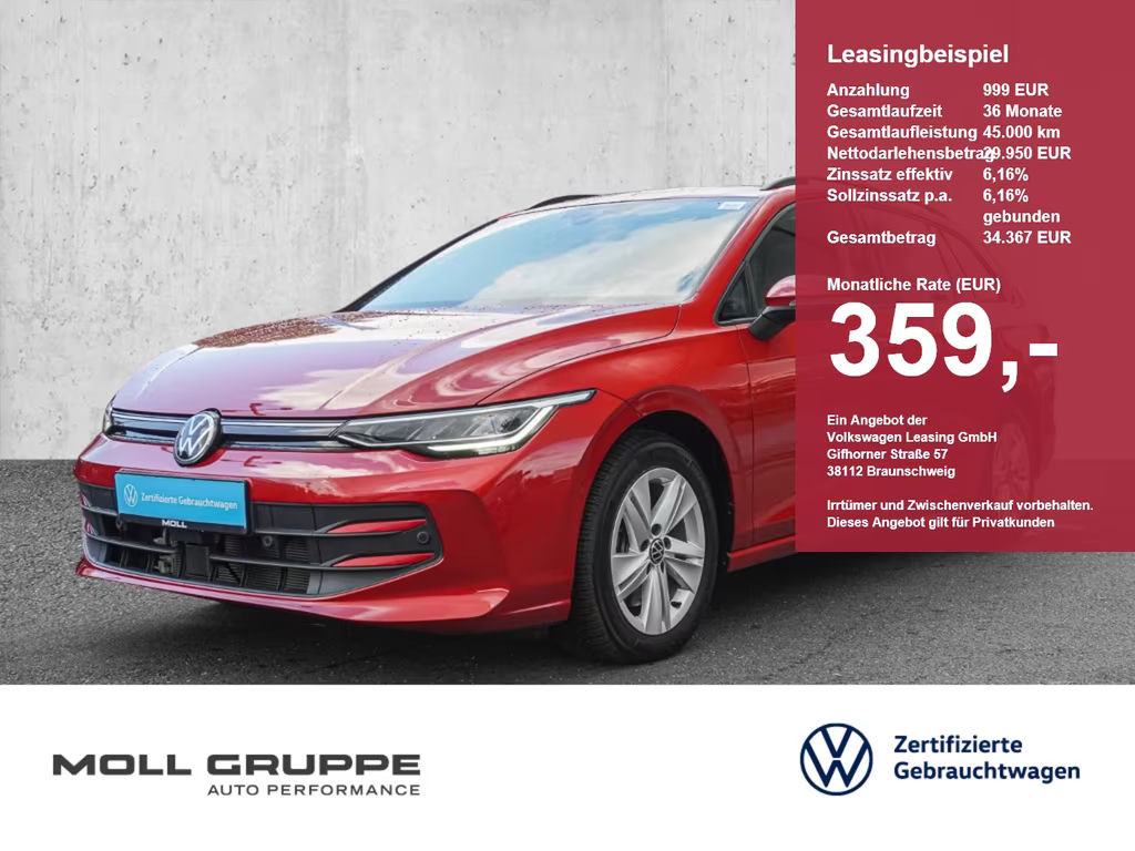 Volkswagen Golf DSG Life Variant 2.0 TDI