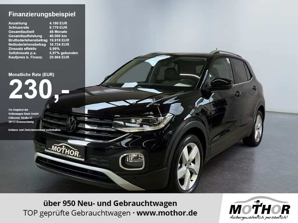 Volkswagen T-Cross DSG Style 1.0 TSI