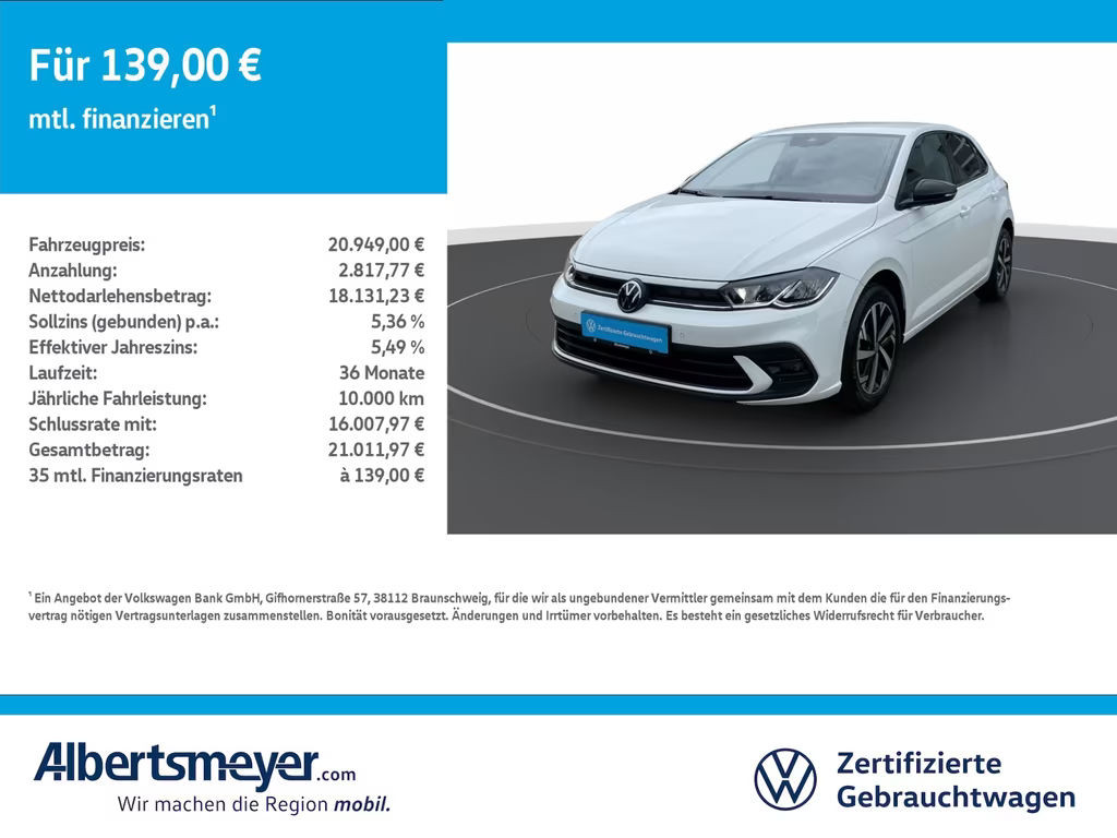 Volkswagen Polo 1.0 TSI