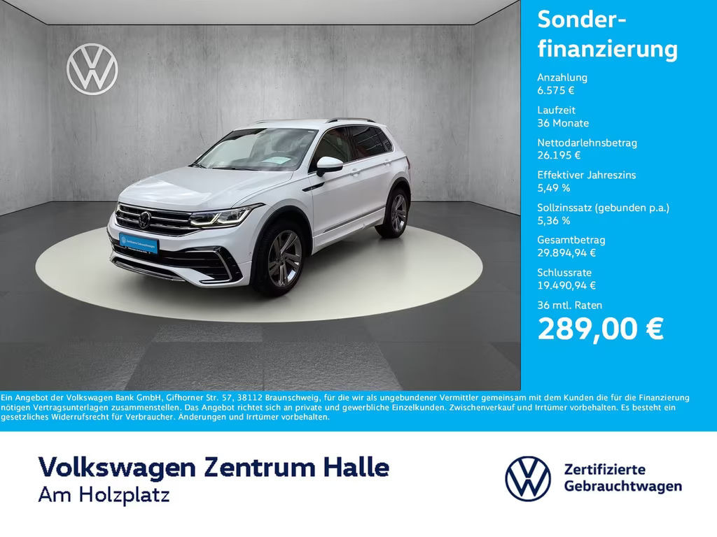 Volkswagen Tiguan DSG R-Line 2.0 TDI
