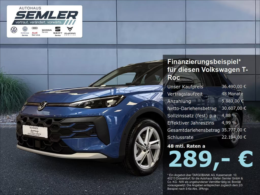Volkswagen T-Roc DSG Life 1.5 eTSI