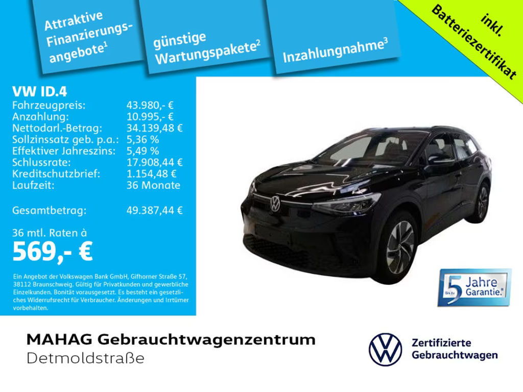Volkswagen ID.4 Performance IQ.Drive Pro