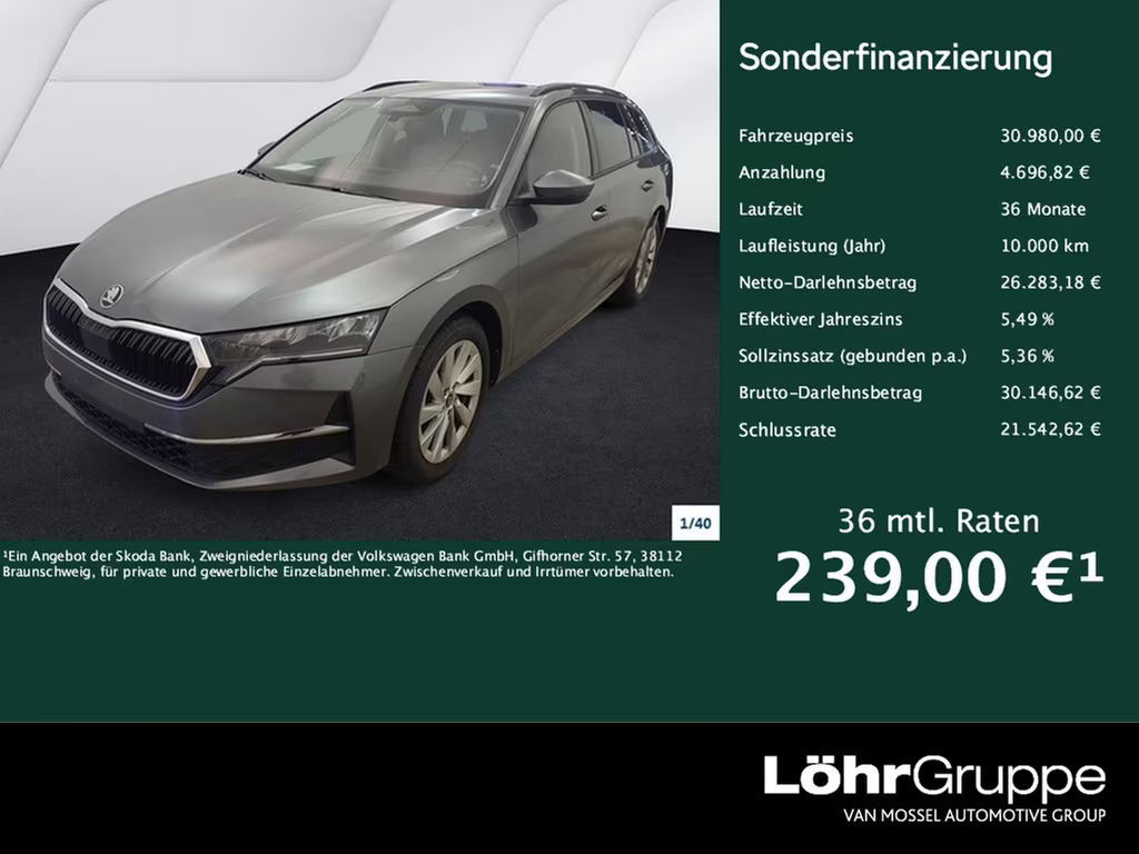 Skoda Octavia Combi 2.0 TDI Selection