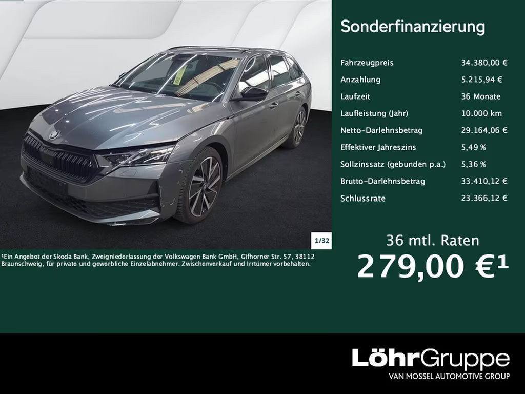 Skoda Octavia Combi Sportline 1.5 TSI
