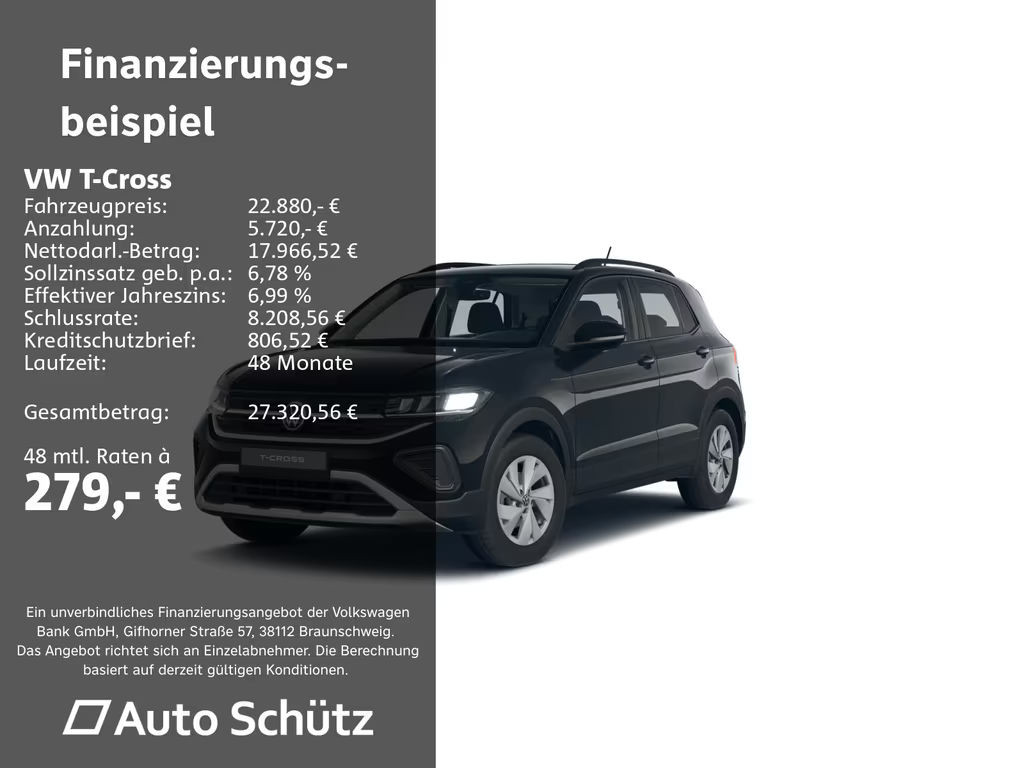 Volkswagen T-Cross DSG Life 1.0 TSI