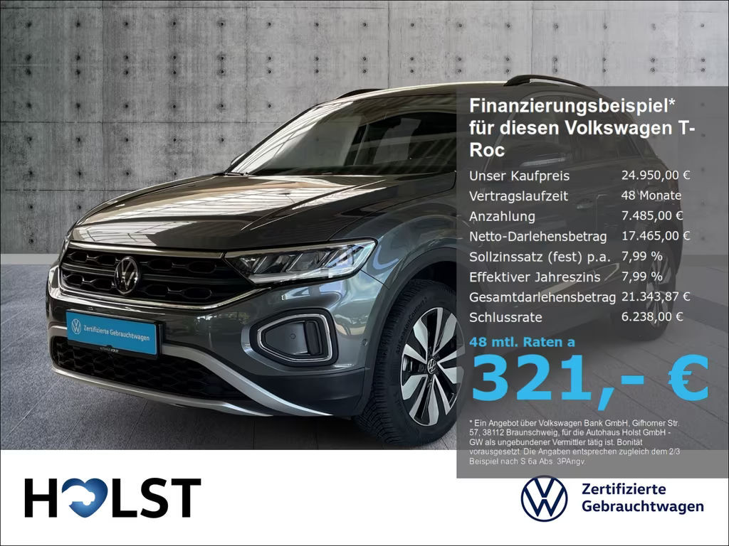 Volkswagen T-Roc 1.0 TSI