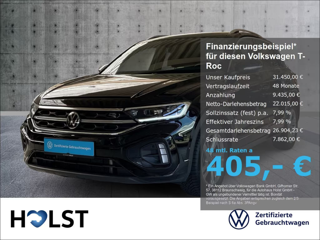 Volkswagen T-Roc DSG R-Line