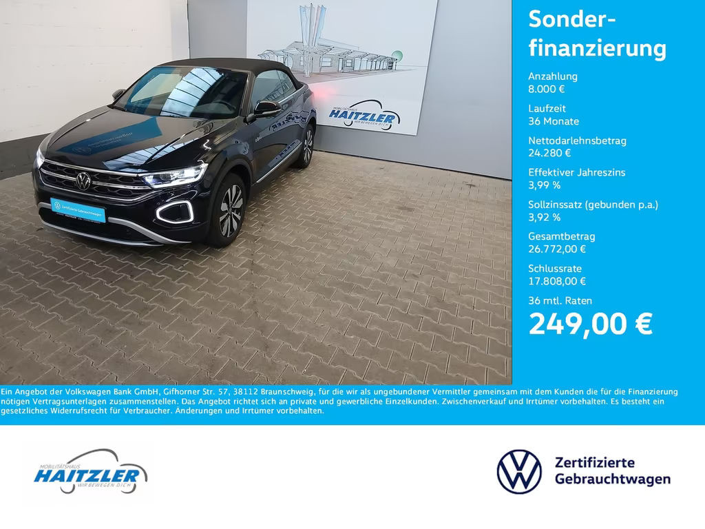Volkswagen T-Roc Cabriolet 1.5 TSI