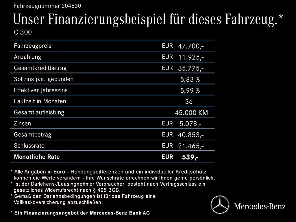 Mercedes-Benz C-Klasse