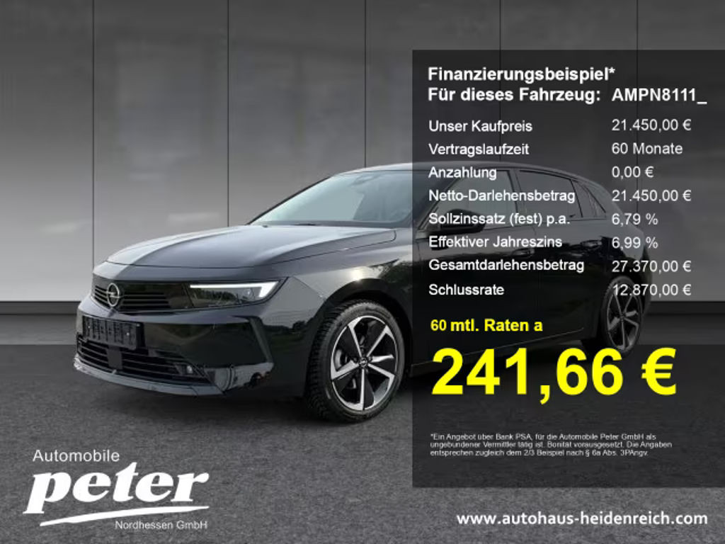 Opel Astra 1.2 Turbo Edition Turbo