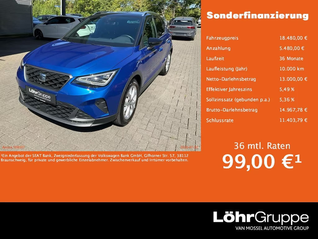 Seat Arona FR-lijn 1.0 TSI