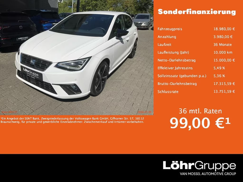 Seat Ibiza FR-lijn 1.0 TSI DSG