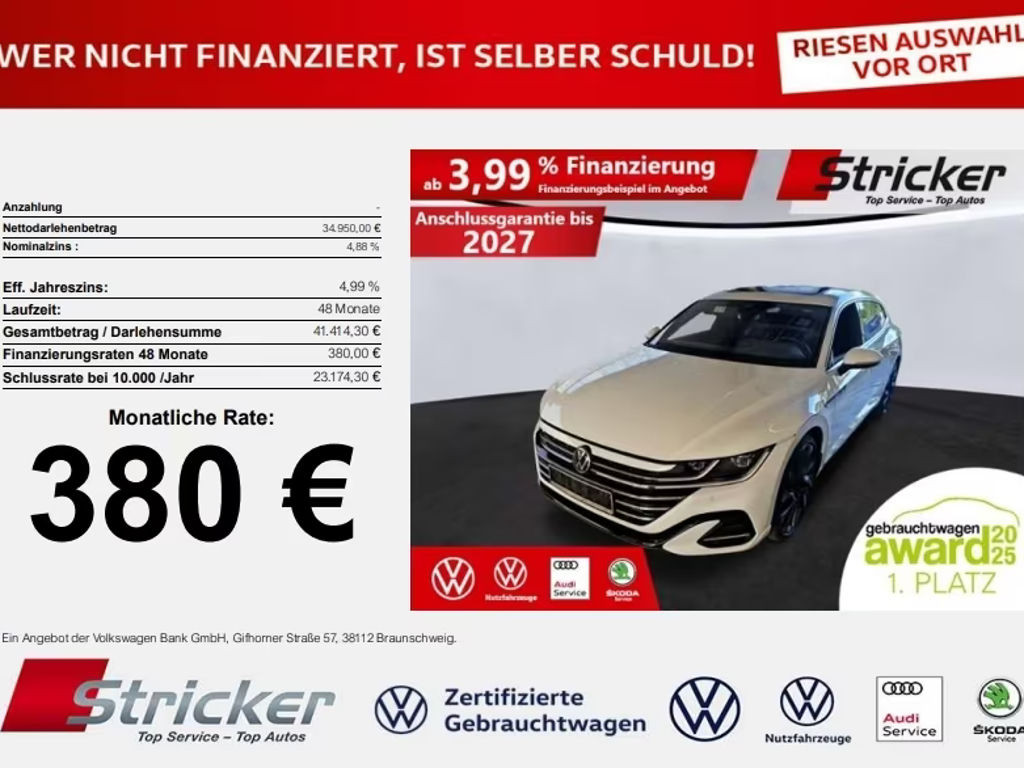 Volkswagen Arteon Shooting Brake R-Line 2.0 TDI