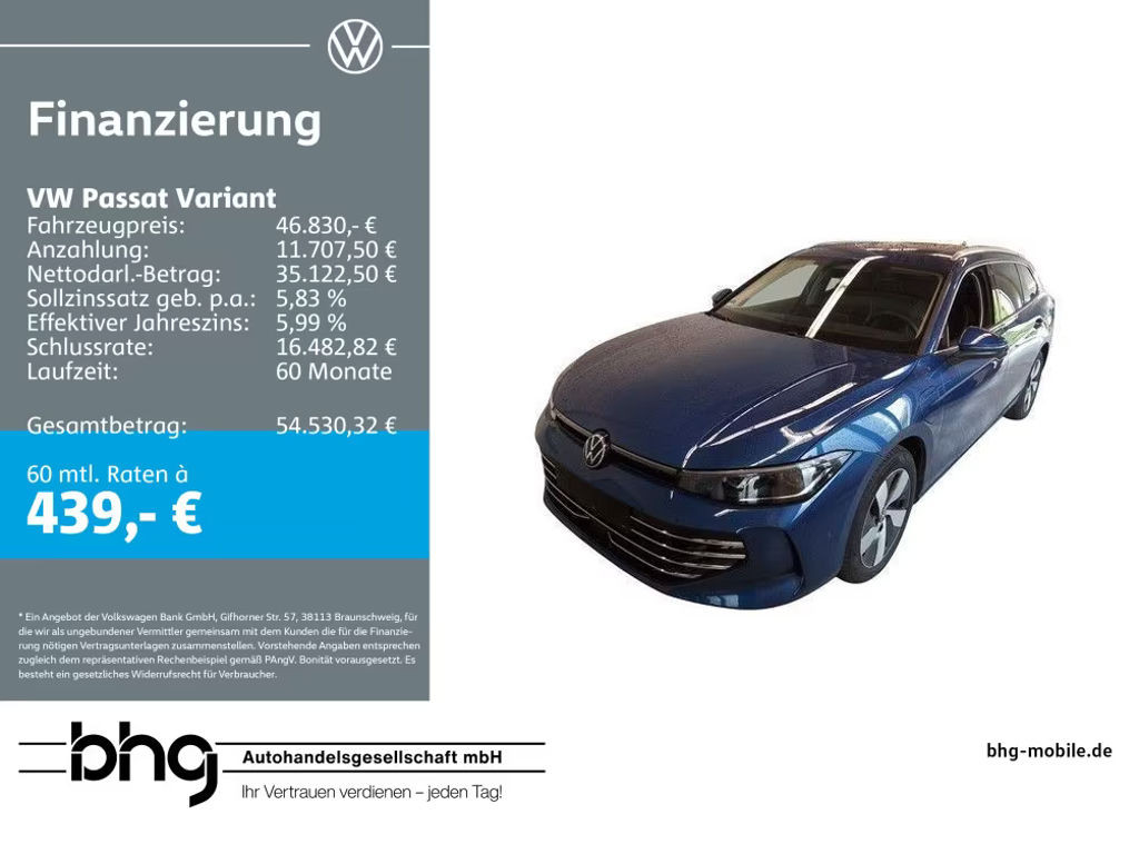 Volkswagen Passat DSG Variant eHybrid Elegance Elegance