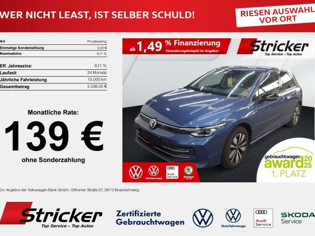 Volkswagen Golf DSG 1.5 eTSI