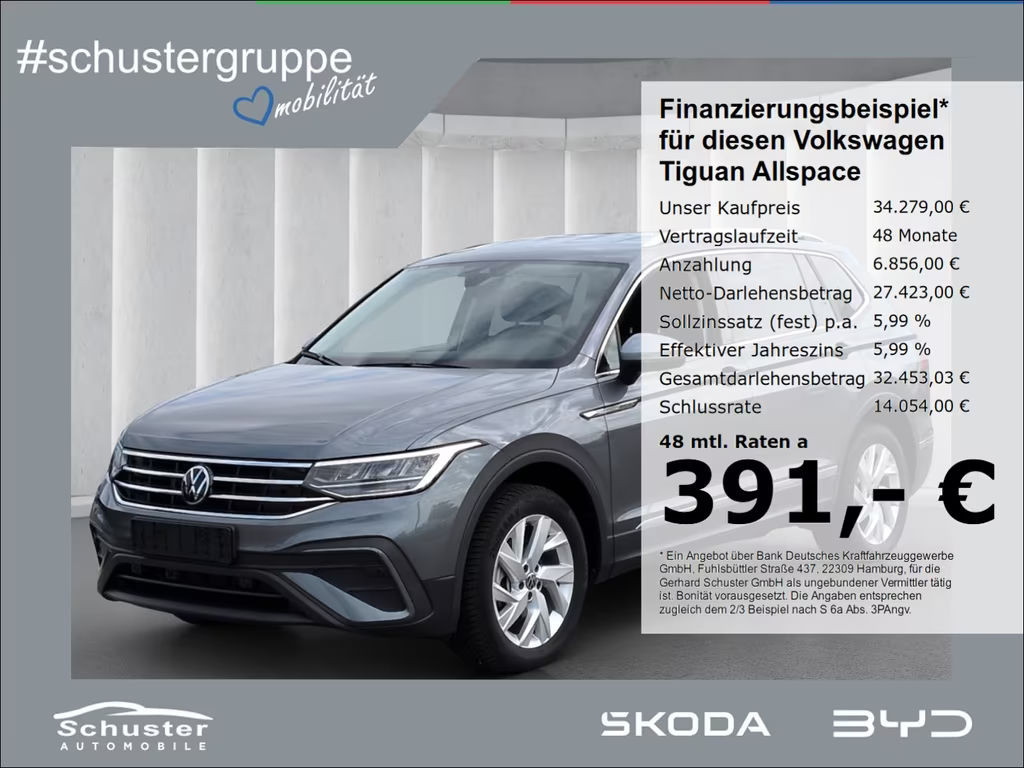 Volkswagen Tiguan DSG Life Allspace 2.0 TDI