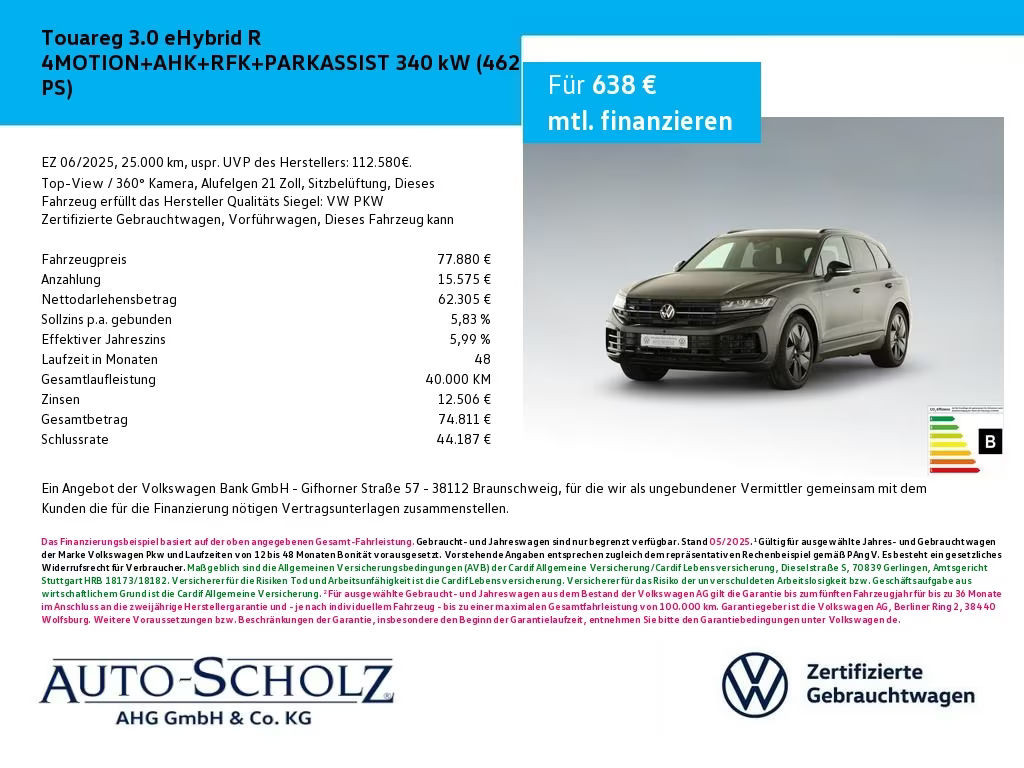 Volkswagen Touareg 4Motion eHybrid