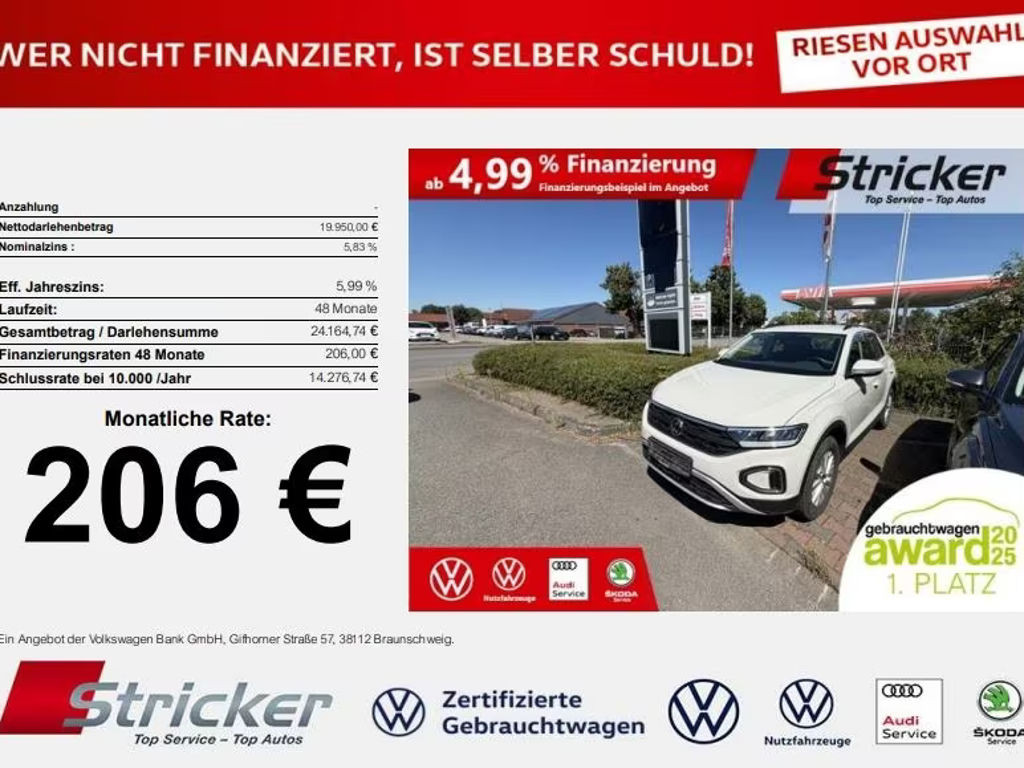 Volkswagen T-Roc Life 1.5 TSI
