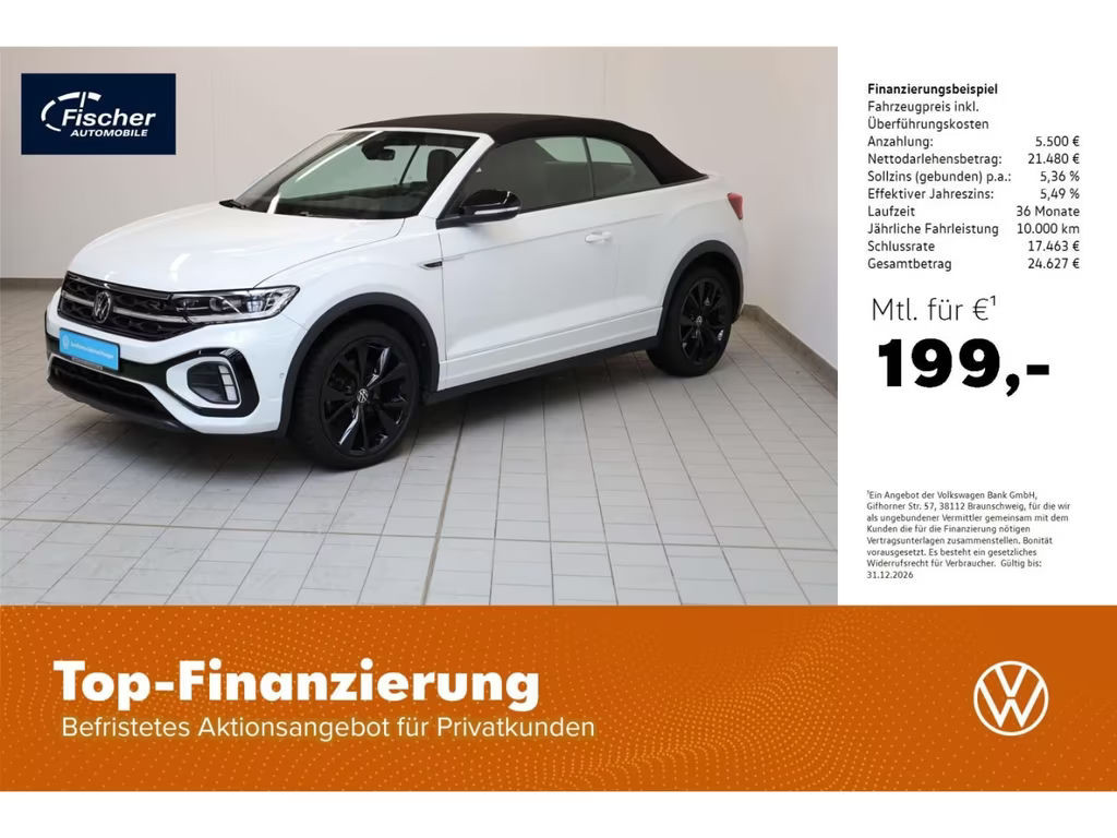 Volkswagen T-Roc Cabriolet R-Line 1.5 TSI