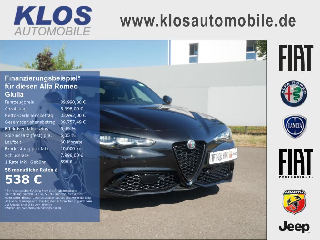 Alfa Romeo Giulia Turbo Veloce