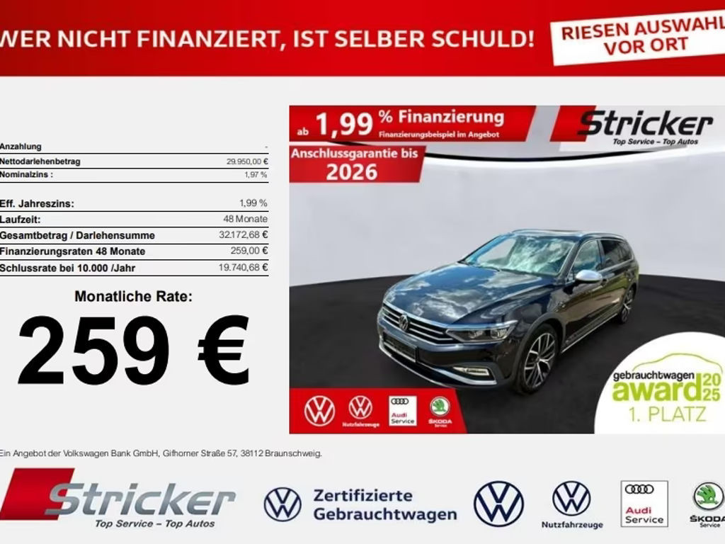 Volkswagen Passat AllTrack 2.0 TDI